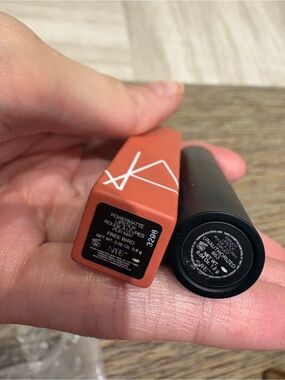 NARS Powermatte Lipstick Free Bird - Warm Terracotta Orange and Red Unauthorized